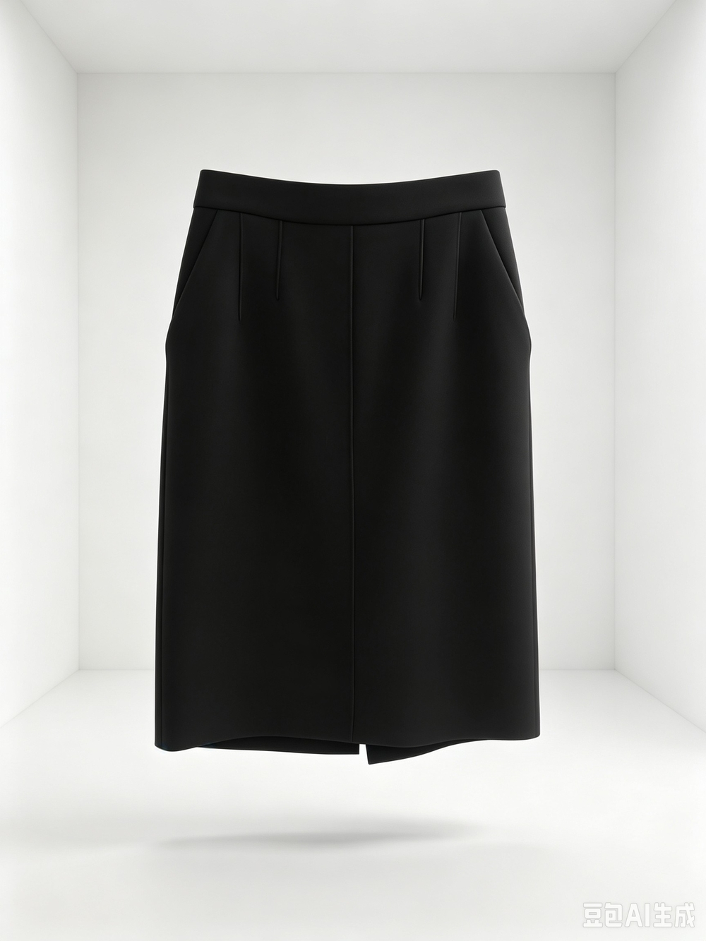 Dolce & Gabbana Black Midi A-Line Skirt